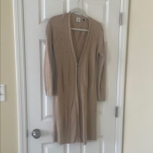 CAbi Tan Women's Long Cardigan